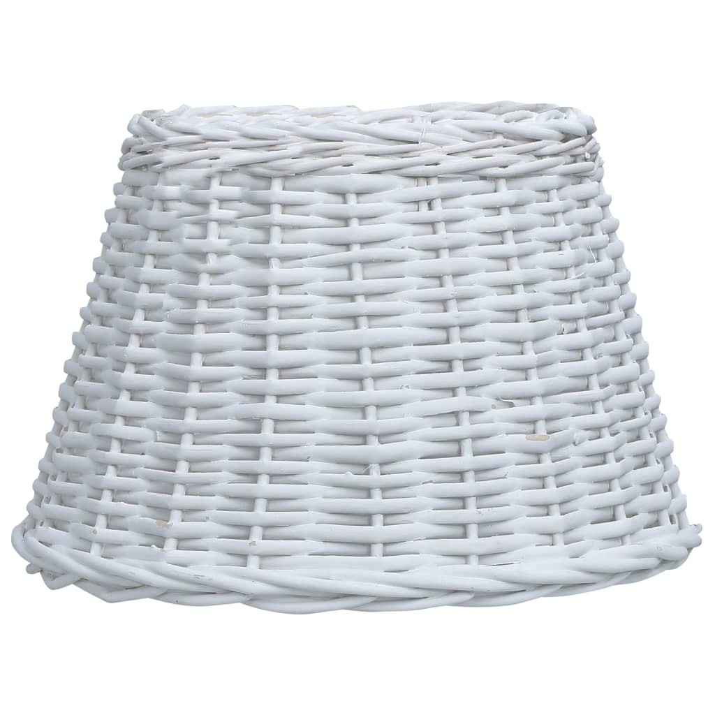 Lamp Shade Wicker 38x23 cm White